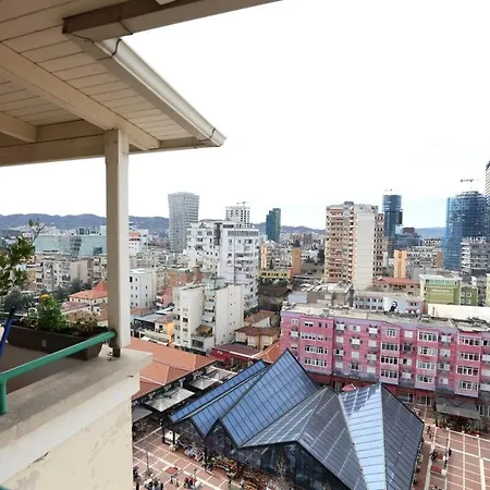 Bazaar's Eye Free Parking Spacious Tarrace Apartment Tirana